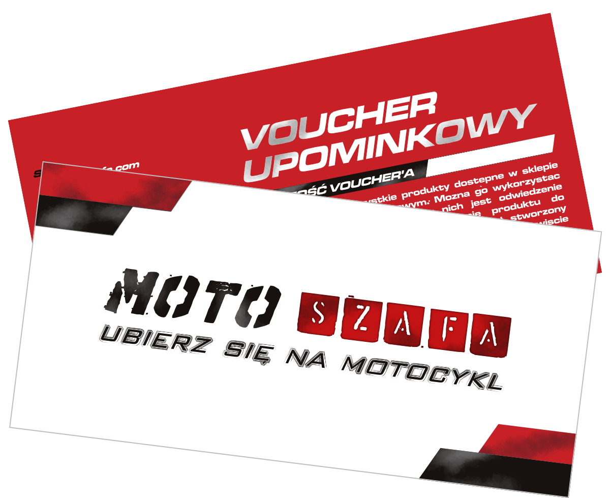 Voucher upominkowy dla motocyklisty